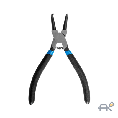 Съемник внутренних стопорных колец с изогнутыми концами. 150 мм HOEGERT (HT1P147)